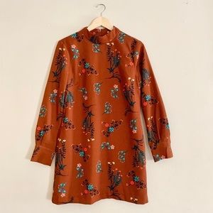 WAYF Floral Longsleeves Dress